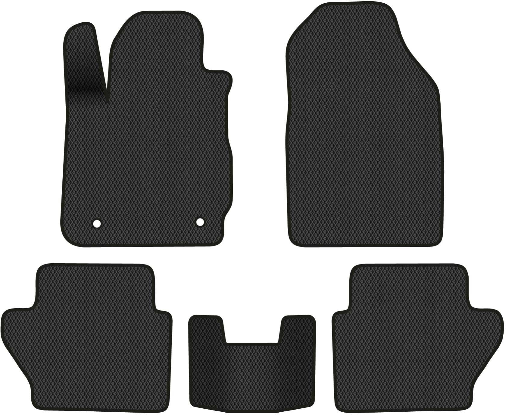 EVA коврики в салон авто EVAtech для Fiesta (Mark 7) (open threshold) AT Ford 2009-2017 6 поколение Htb EU FD12707CV5AV2RBB