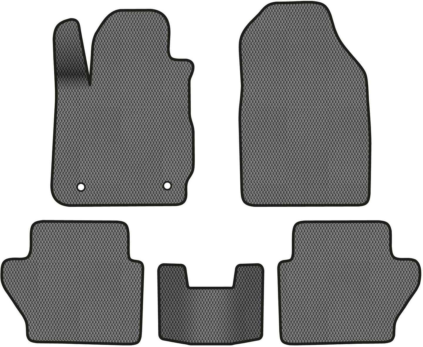 EVA коврики в салон авто EVAtech для Fiesta (Mark 7) (open threshold) AT Ford 2009-2017 6 поколение Htb EU FD12707CV5AV2RGB