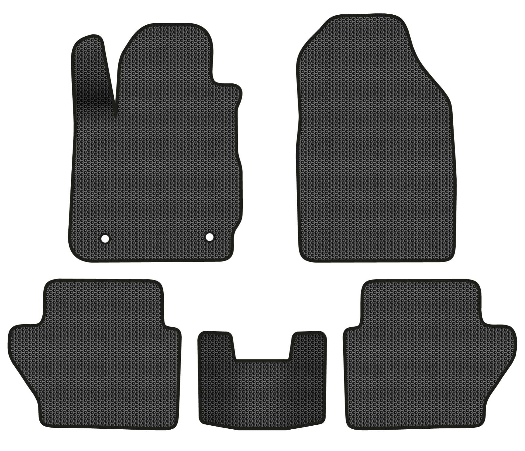 EVA коврики в салон авто EVAtech для Fiesta (Mark 7) (open threshold) AT Ford 2009-2017 6 поколение Htb EU FD12707CV5AV2SBB