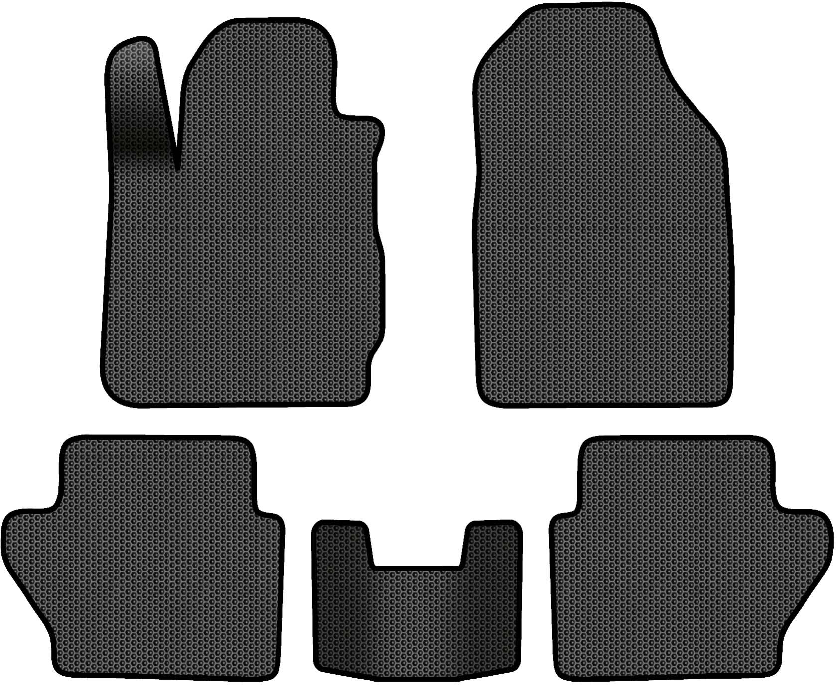 EVA коврики в салон авто EVAtech для Fiesta (Mark 7) (open threshold) AT Ford 2009-2017 6 поколение Htb EU FD12707CV5SBB