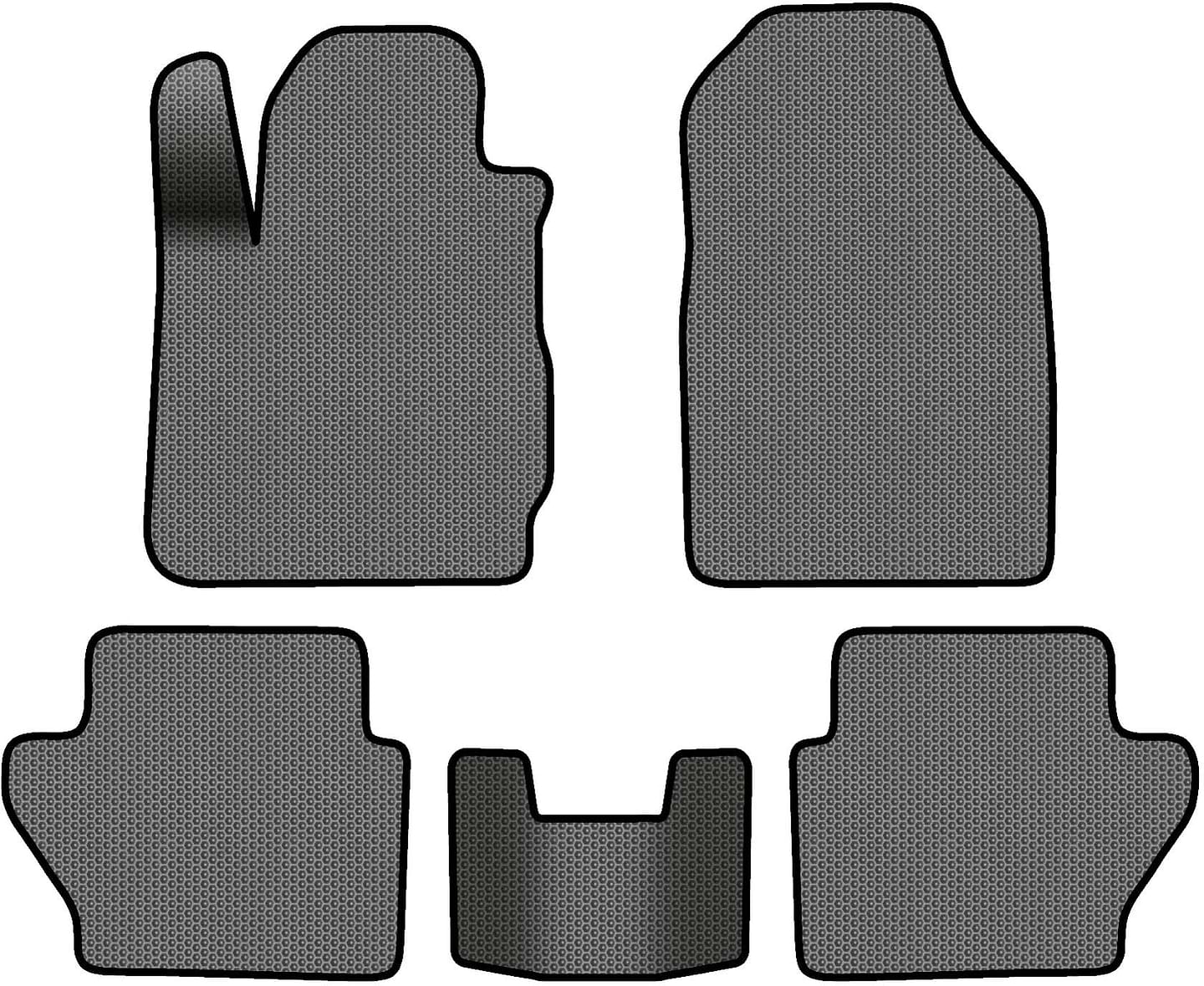 EVA коврики в салон авто EVAtech для Fiesta (Mark 7) (open threshold) AT Ford 2009-2017 6 поколение Htb EU FD12707CV5SGB