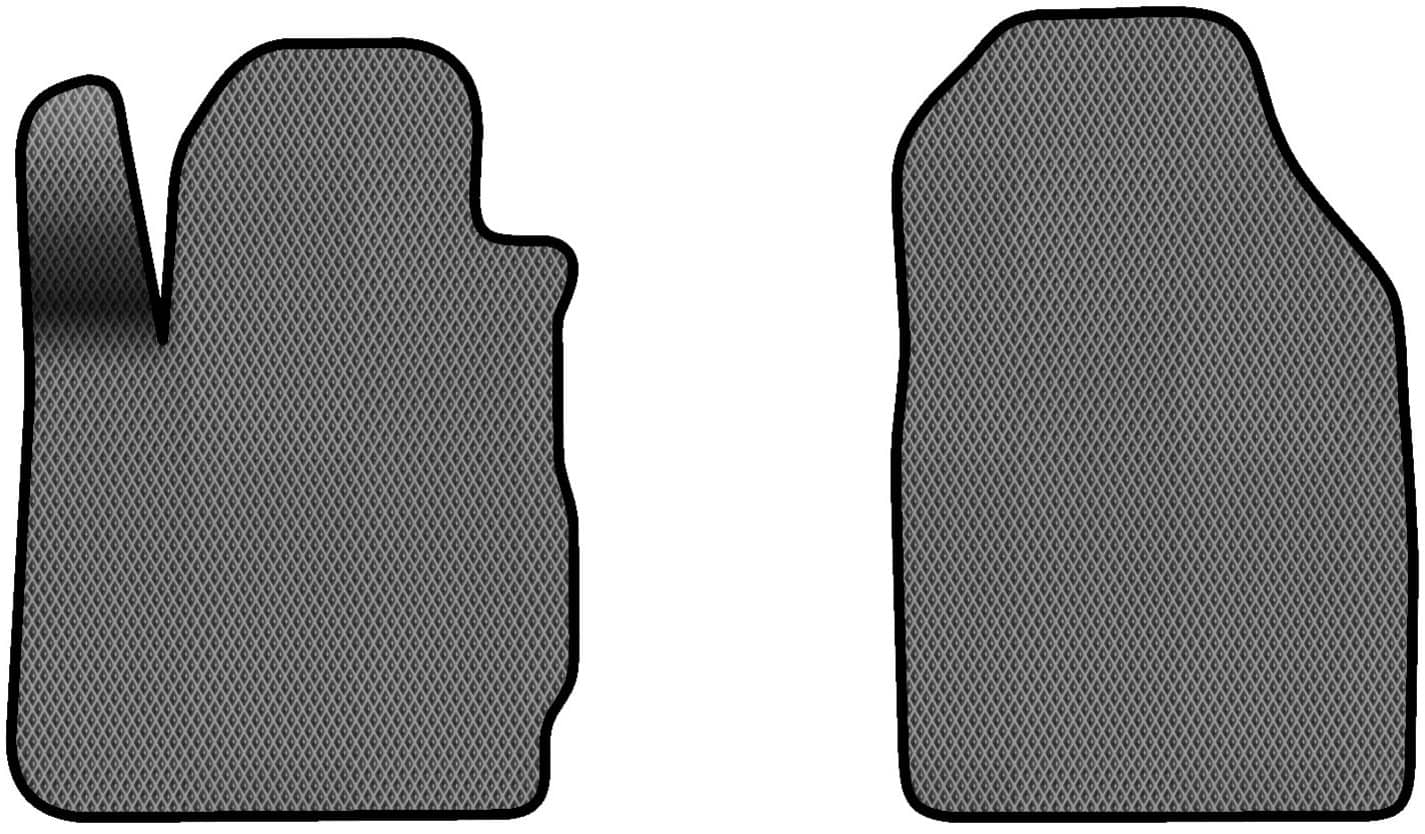 EVA коврики в салон авто передние EVAtech для Fiesta (Mark 7) (closed threshold) AT Ford 2009-2017 6 поколение Htb EU FD12709AV2RGB