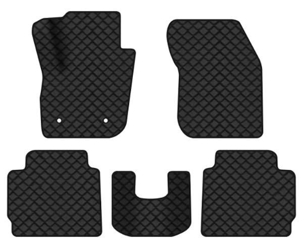 Коврики из экокожи в салон авто EVAtech ECO для Fusion Ford 2012-2017 2 поколение Sedan USA FD13205CE5FC2BBB