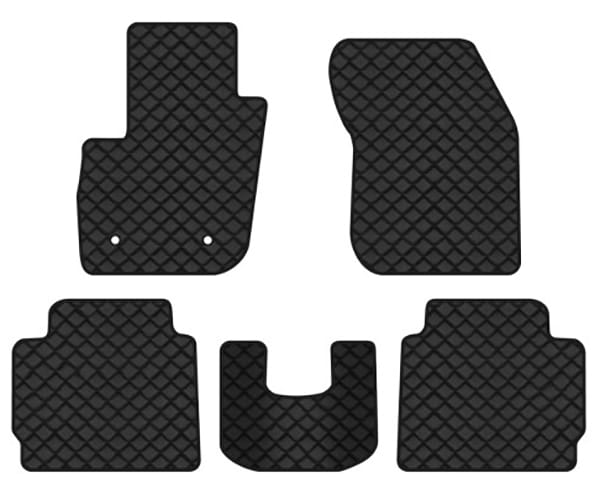 Коврики из экокожи в салон авто EVAtech ECO для Fusion Ford 2012-2017 2 поколение Sedan USA FD13205CG5FC2BBB