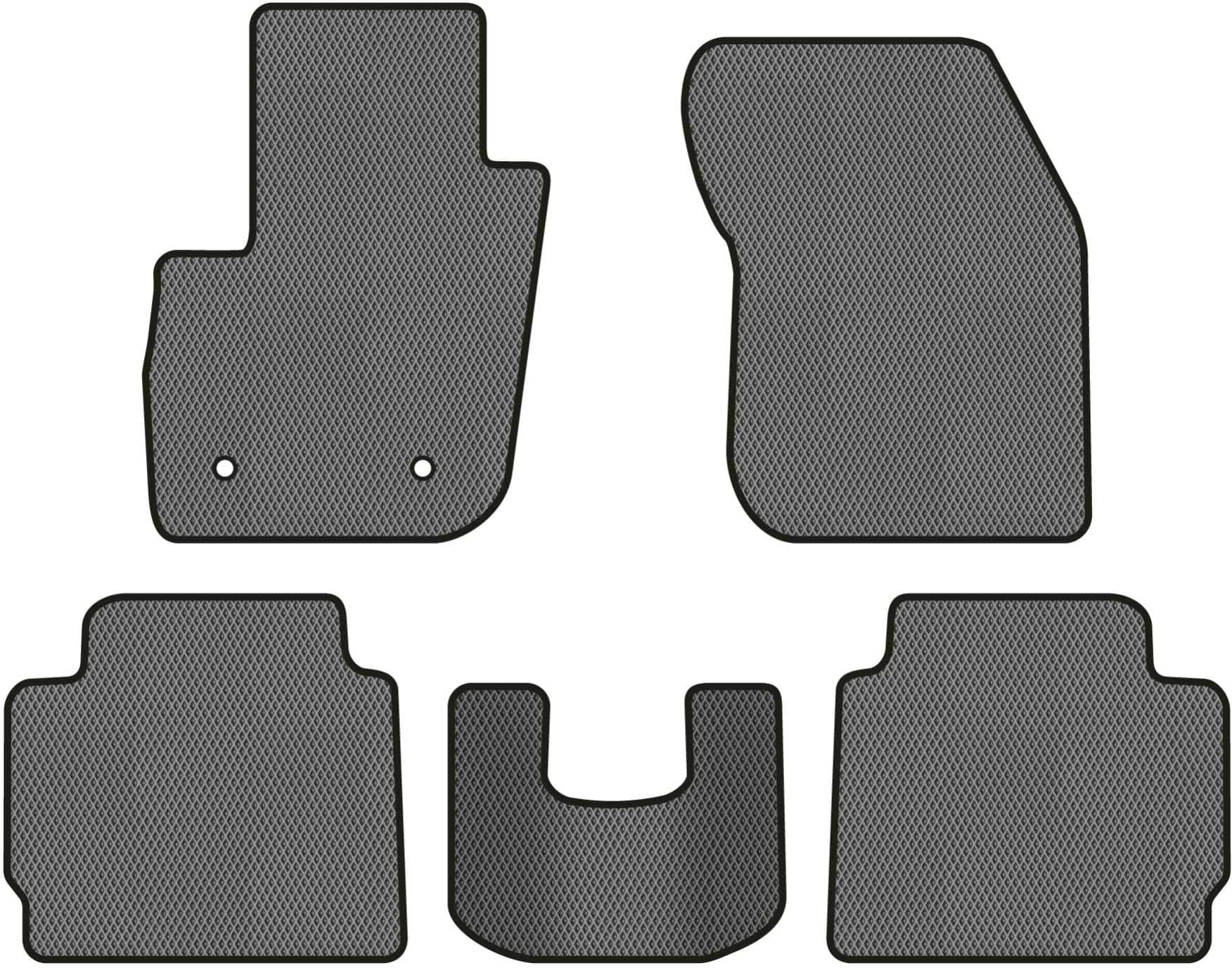 EVA коврики в салон авто EVAtech для Fusion Ford 2012-2017 2 поколение Sedan USA FD13205CG5FC2RGB