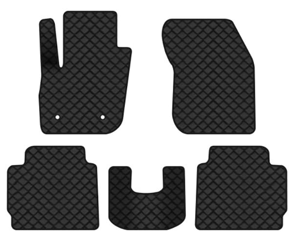 Коврики из экокожи в салон авто EVAtech ECO для Fusion Ford 2012-2017 2 поколение Sedan USA FD13205CV5FC2BBB