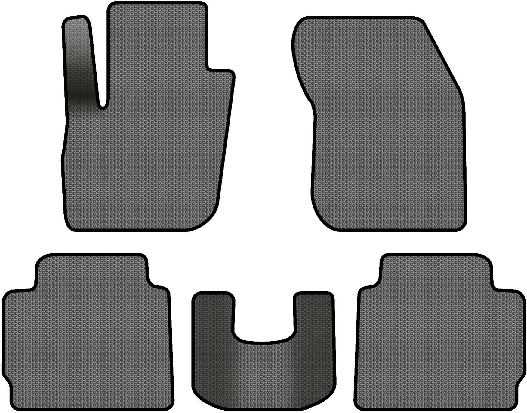 EVA коврики в салон авто EVAtech для Fusion Ford 2012-2017 2 поколение Sedan USA FD13205CV5SGB