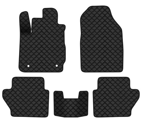 Коврики из экокожи в салон авто EVAtech ECO для Fiesta (Mark 7) (open threshold) MT Ford 2009-2017 6 поколение Htb EU FD13287CV5AV2BBB