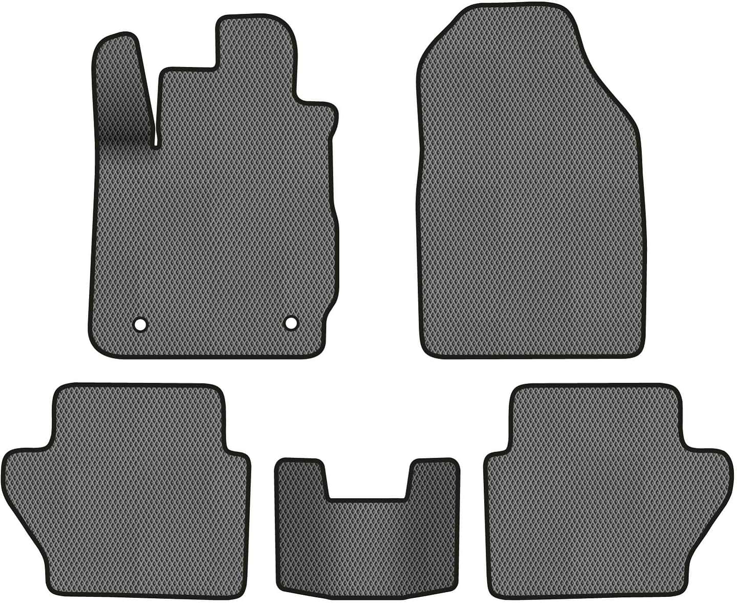 EVA коврики в салон авто EVAtech для Fiesta (Mark 7) (open threshold) MT Ford 2009-2017 6 поколение Htb EU FD13287CV5AV2RGB