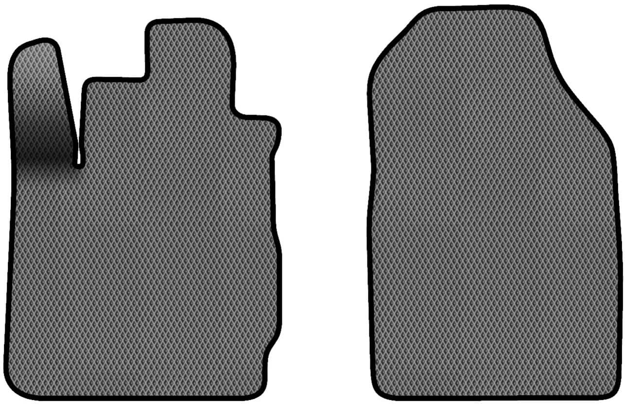 EVA коврики в салон авто передние EVAtech для Fiesta (Mark 7) (closed threshold) MT Ford 2009-2017 6 поколение Htb EU FD13288AV2RGB