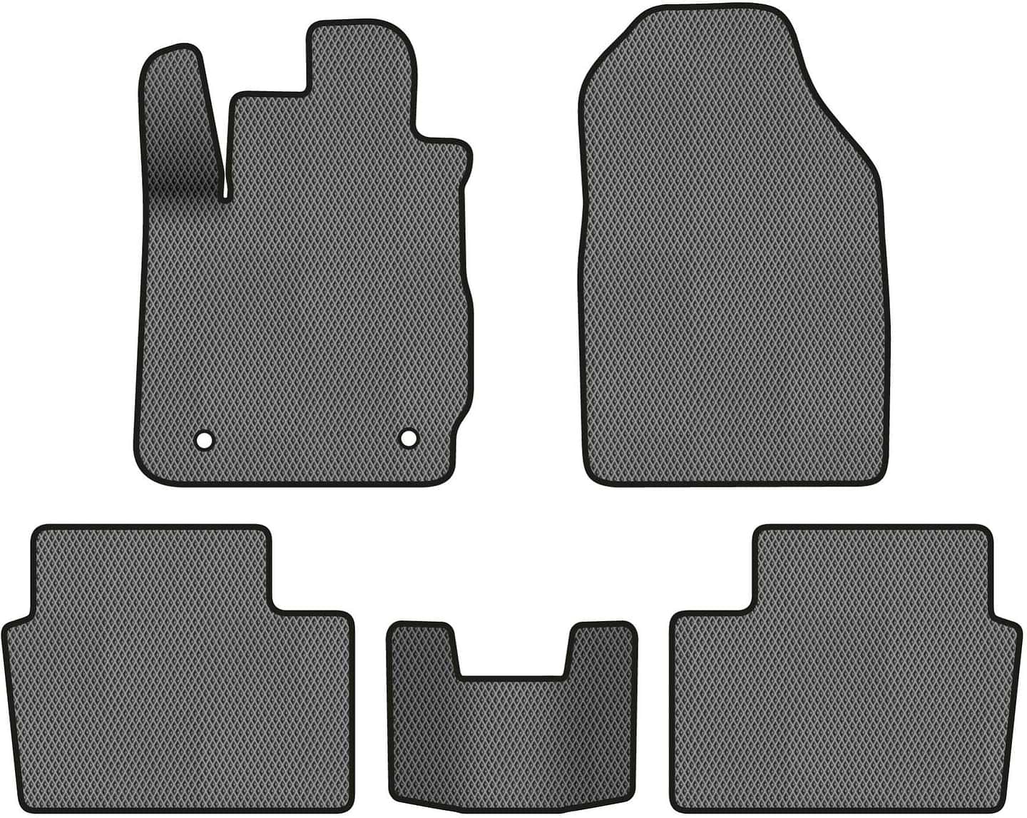 EVA коврики в салон авто EVAtech для Fiesta (Mark 7) (closed threshold) MT Ford 2009-2017 6 поколение Htb EU FD13288CV5AV2RGB