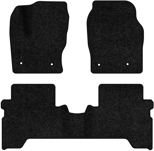 Фото - Коврики ворсовые в салон авто EVAtech Standard для Ford C-Max Hybrid (C344) (4 clips) 2010-2019 2 поколение Minivan USA черный кант FD14034ZD3FC4VEB