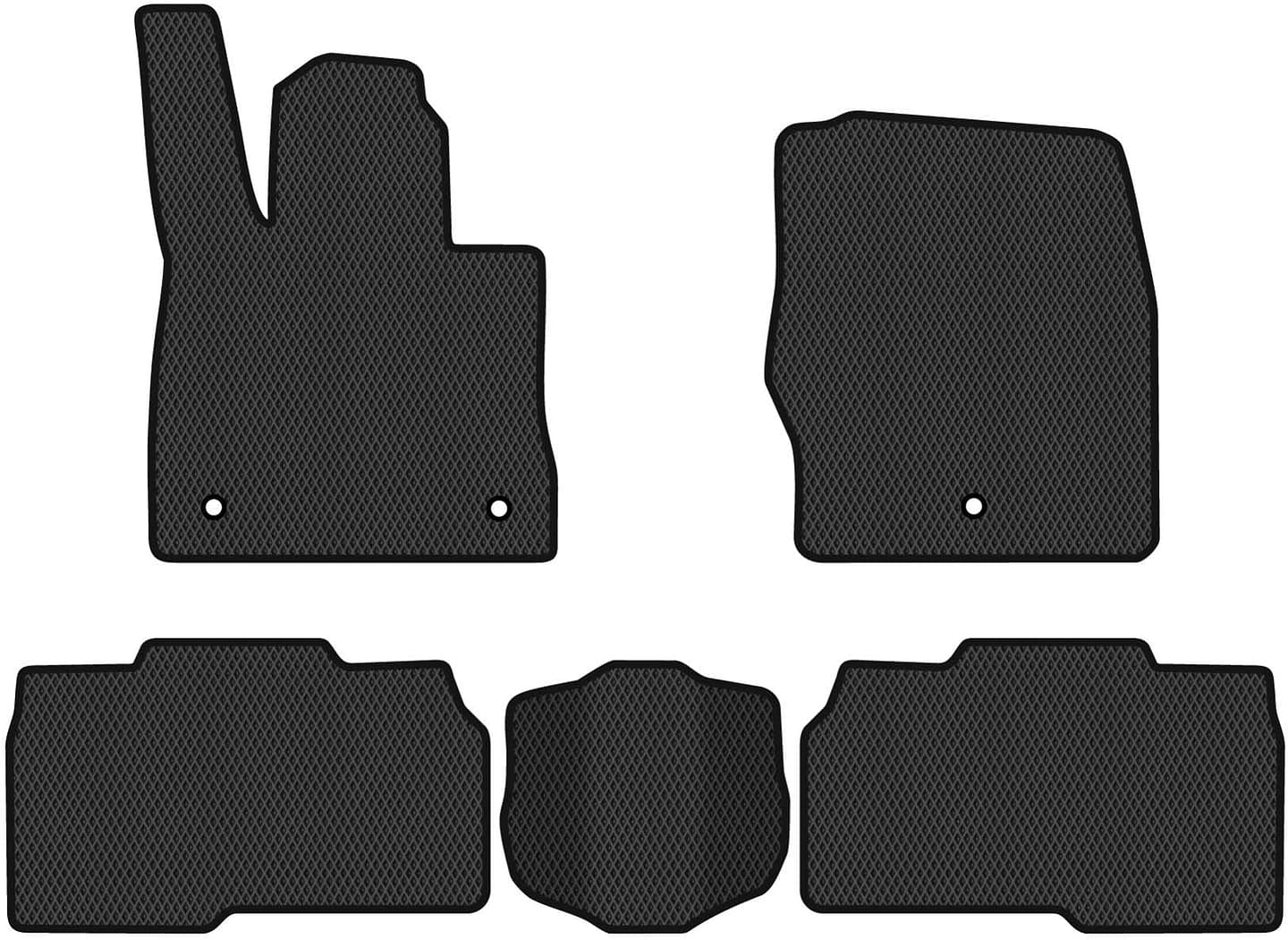 EVA коврики в салон авто EVAtech для Explorer Ford 2020 6 поколение SUV USA FD1449C5AV2RBB