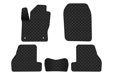 Коврики из экокожи в салон авто EVAtech ECO для Focus (C346) Ford 2011-2018 3 поколение Sedan USA FD1450C5FC2BBB
