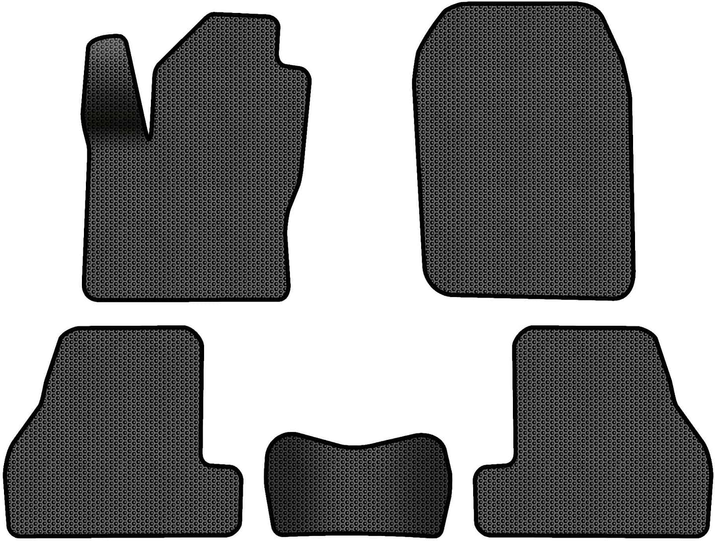 EVA коврики в салон авто EVAtech для Focus (C346) Ford 2011-2018 3 поколение Sedan USA FD1450C5SBB