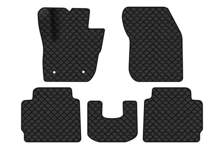 Коврики из экокожи в салон авто EVAtech ECO для Fusion Restyling Ford 2017 2 поколение Sedan USA FD1451CE5FC2BBB