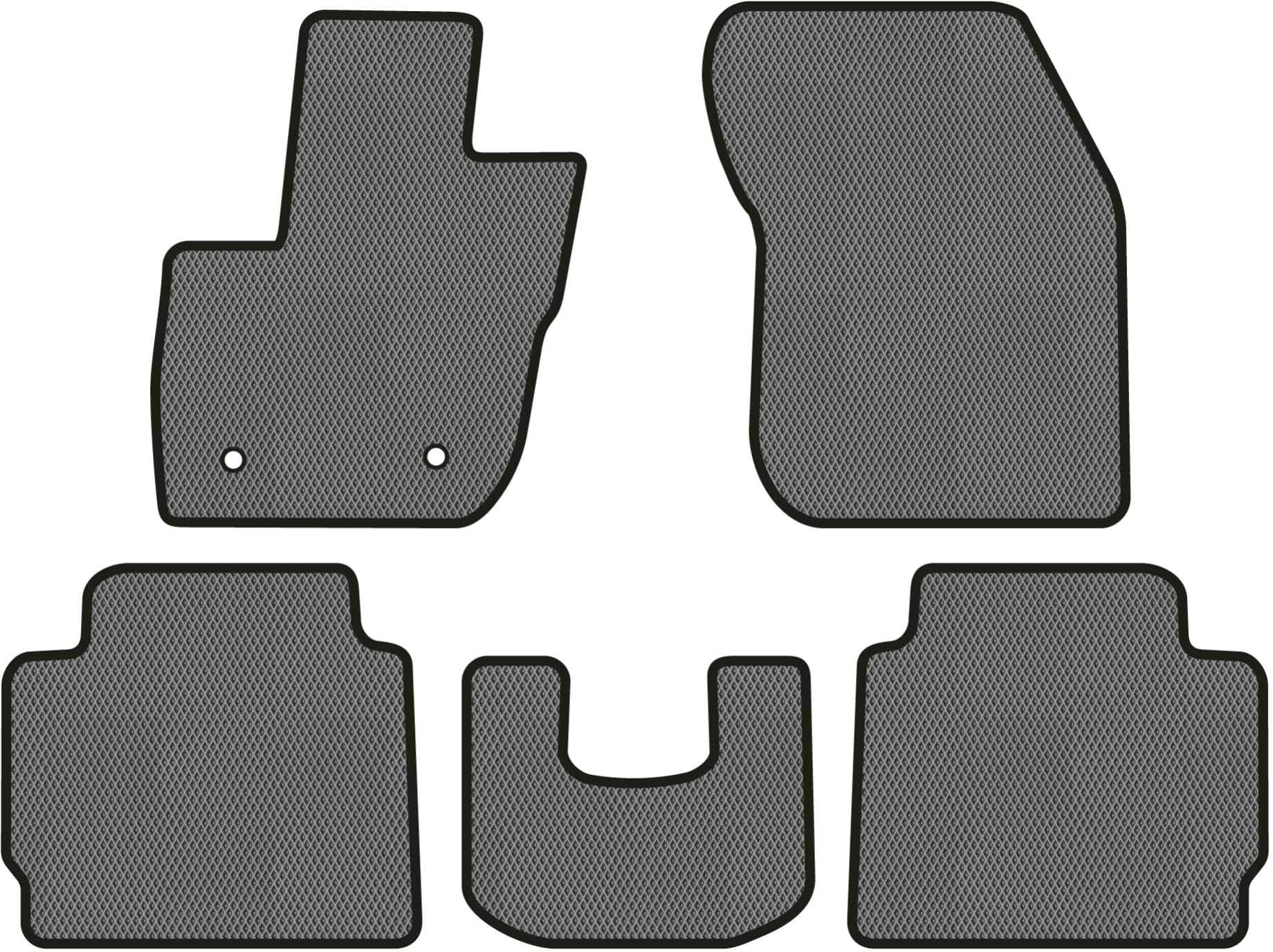 EVA коврики в салон авто EVAtech для Fusion Restyling Ford 2017 2 поколение Sedan USA FD1451CG5FC2RGB