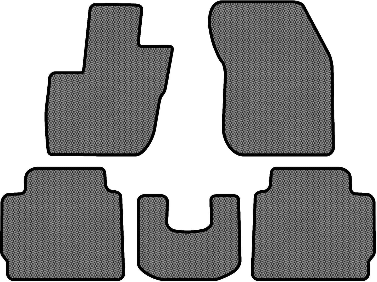 EVA коврики в салон авто EVAtech для Fusion Restyling Ford 2017 2 поколение Sedan USA FD1451CG5RGB