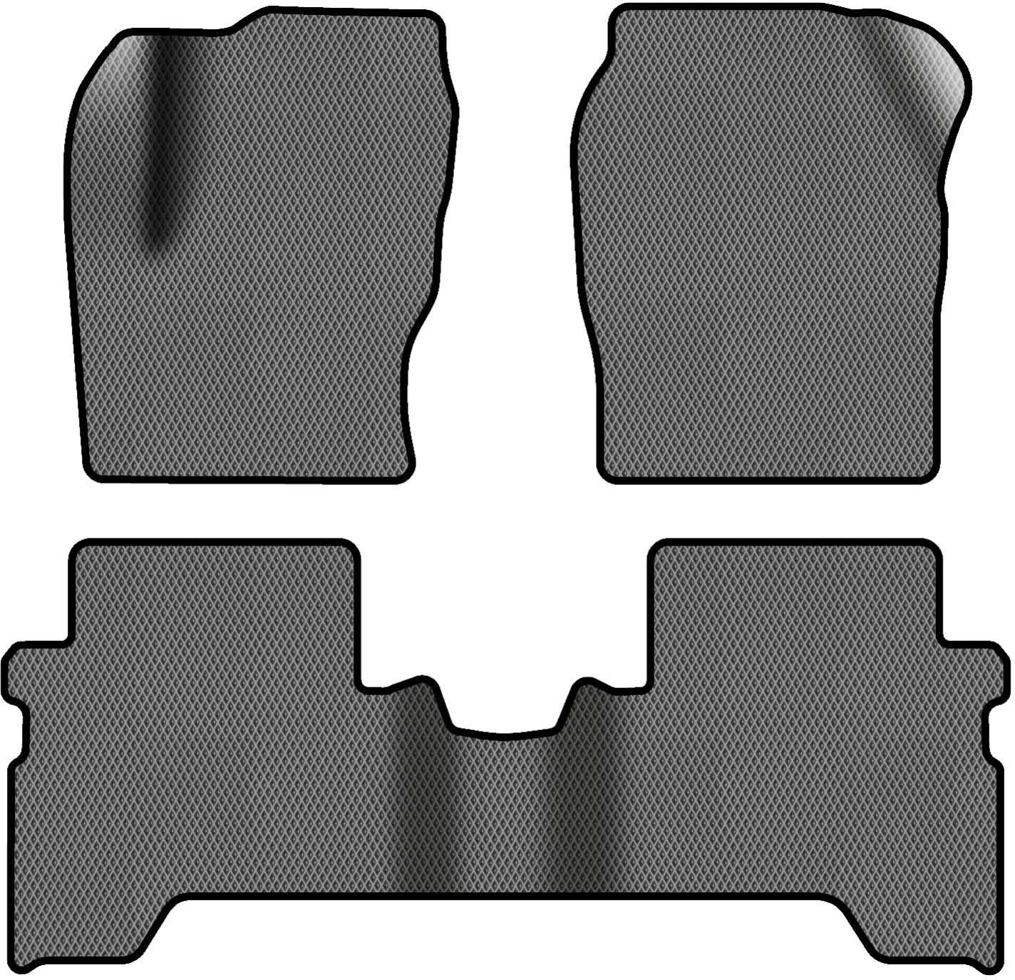 EVA коврики в салон авто EVAtech для Escape Ford 2012-2015 3 поколение SUV USA FD1577ZD3RGB