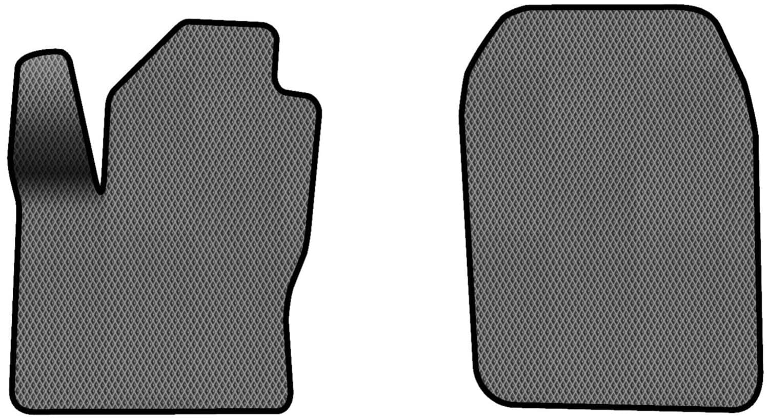 EVA коврики в салон авто передние EVAtech для Focus (C346) Ford 2011-2018 3 поколение Htb USA FD1651A2RGB