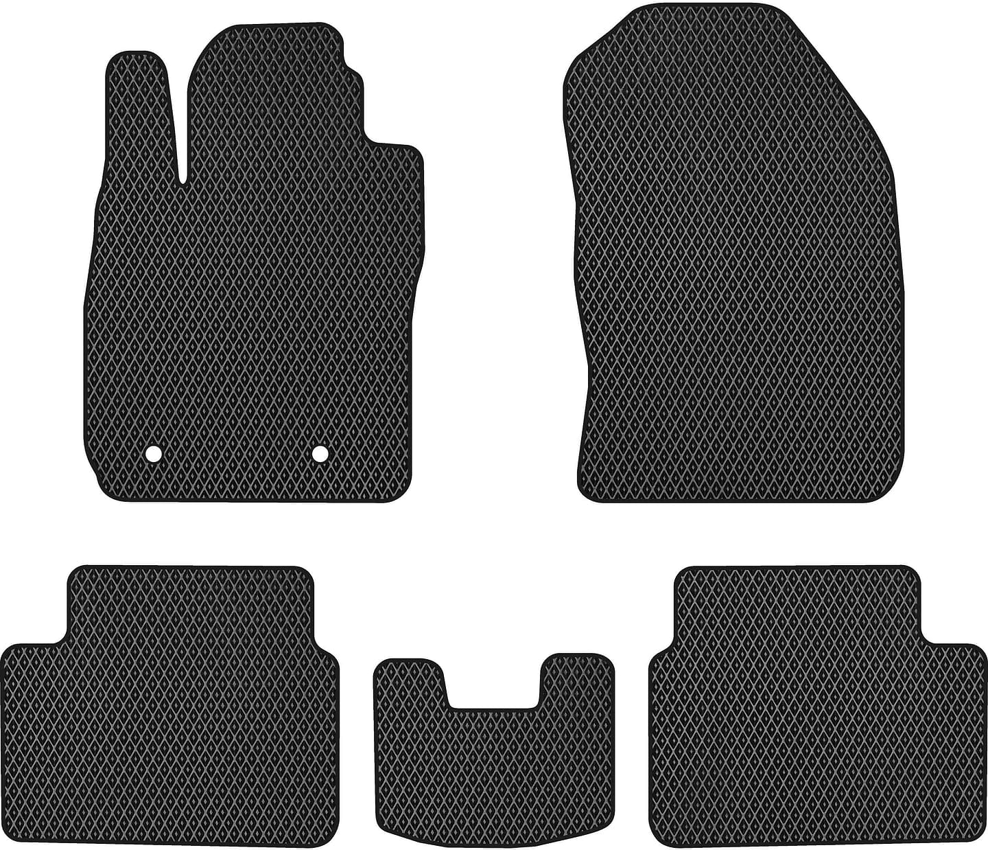 EVA коврики в салон авто EVAtech для Fiesta (Mark 7) 5-doors Ford 2009-2017 6 поколение Htb USA FD1698CV5FC2RBB