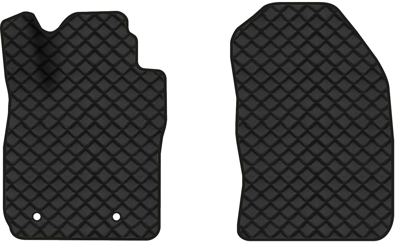 Коврики из экокожи в салон авто передние EVAtech ECO для Fiesta (Mark 7) 5-doors Ford 2009-2017 6 поколение Htb USA FD1699AE2OU2BBB