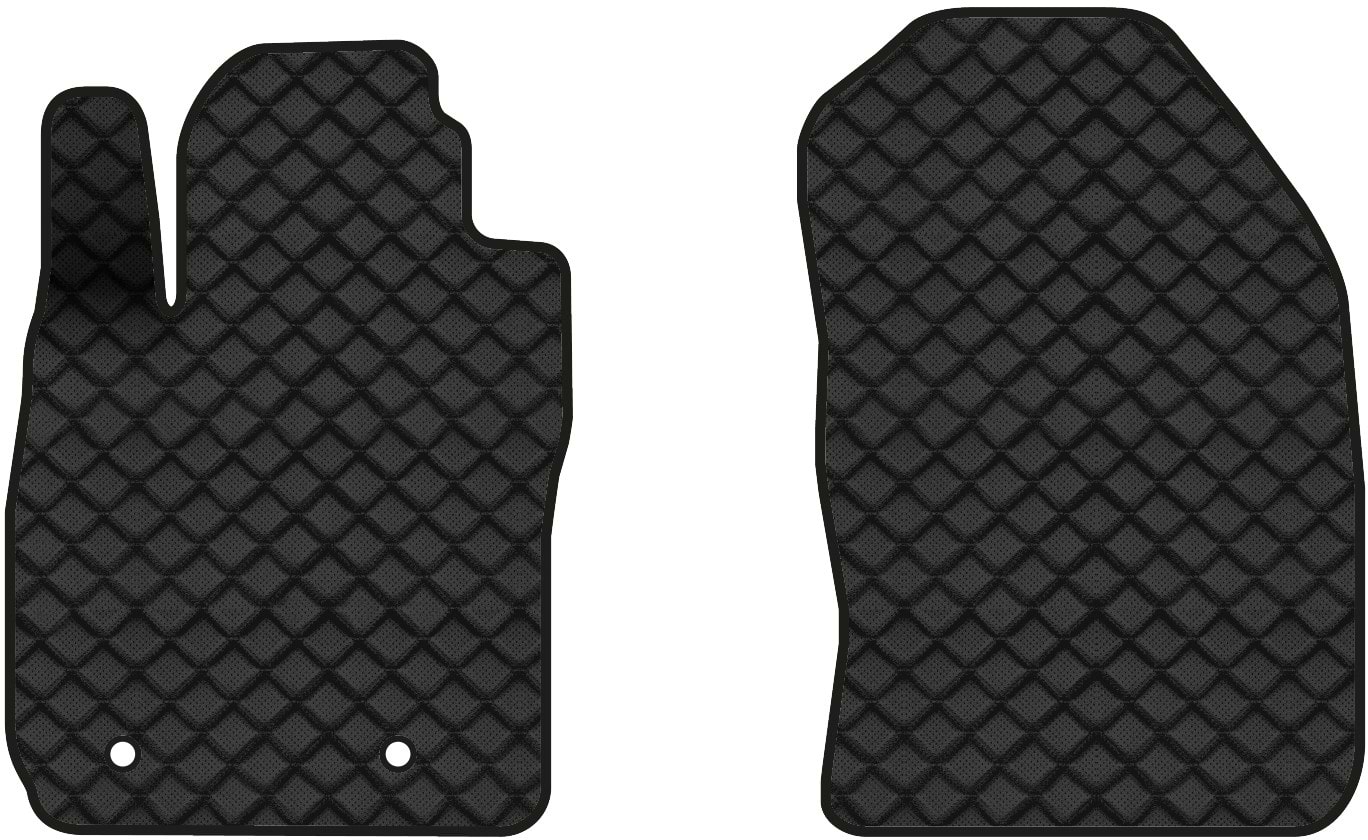 Коврики из экокожи в салон авто передние EVAtech ECO для Fiesta (Mark 7) 5-doors Ford 2009-2017 6 поколение Htb USA FD1699AV2OU2BBB