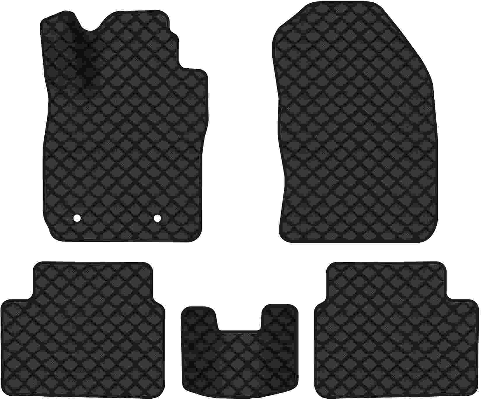 Коврики из экокожи в салон авто EVAtech ECO для Fiesta (Mark 7) 5-doors Ford 2009-2017 6 поколение Htb USA FD1699CE5OU2BBB