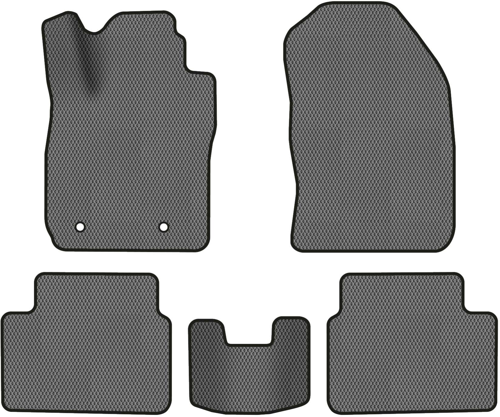 EVA коврики в салон авто EVAtech для Fiesta (Mark 7) 5-doors Ford 2009-2017 6 поколение Htb USA FD1699CE5OU2RGB