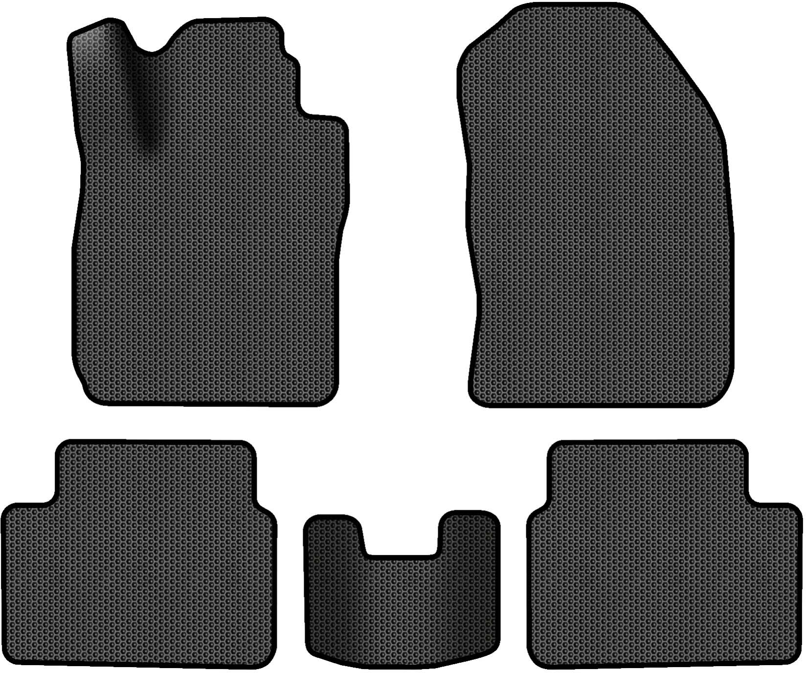 EVA коврики в салон авто EVAtech для Fiesta (Mark 7) 5-doors Ford 2009-2017 6 поколение Htb USA FD1699CE5SBB