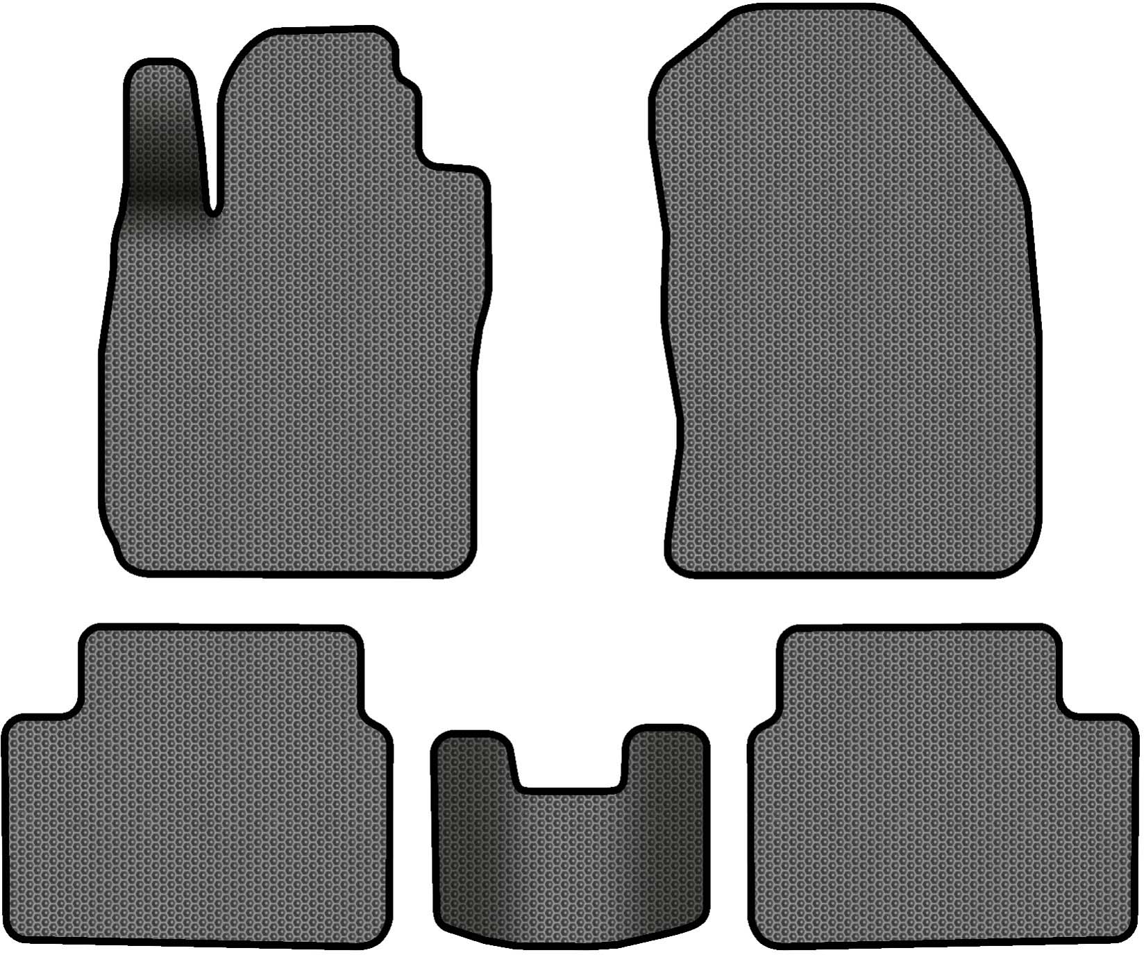 EVA коврики в салон авто EVAtech для Fiesta (Mark 7) 5-doors Ford 2009-2017 6 поколение Htb USA FD1699CV5SGB