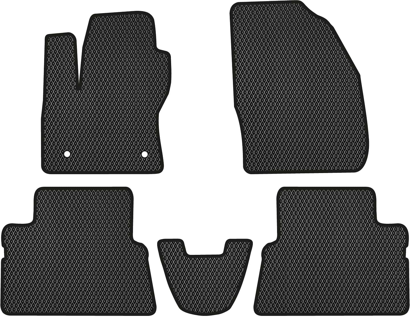 EVA коврики в салон авто EVAtech для Kuga Ford 2008-2012 1 поколение SUV EU FD1866CV5RBB