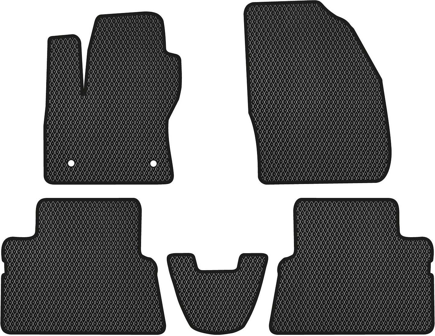 EVA коврики в салон авто EVAtech для Kuga Ford 2008-2012 1 поколение SUV EU FD1935CV5RBB