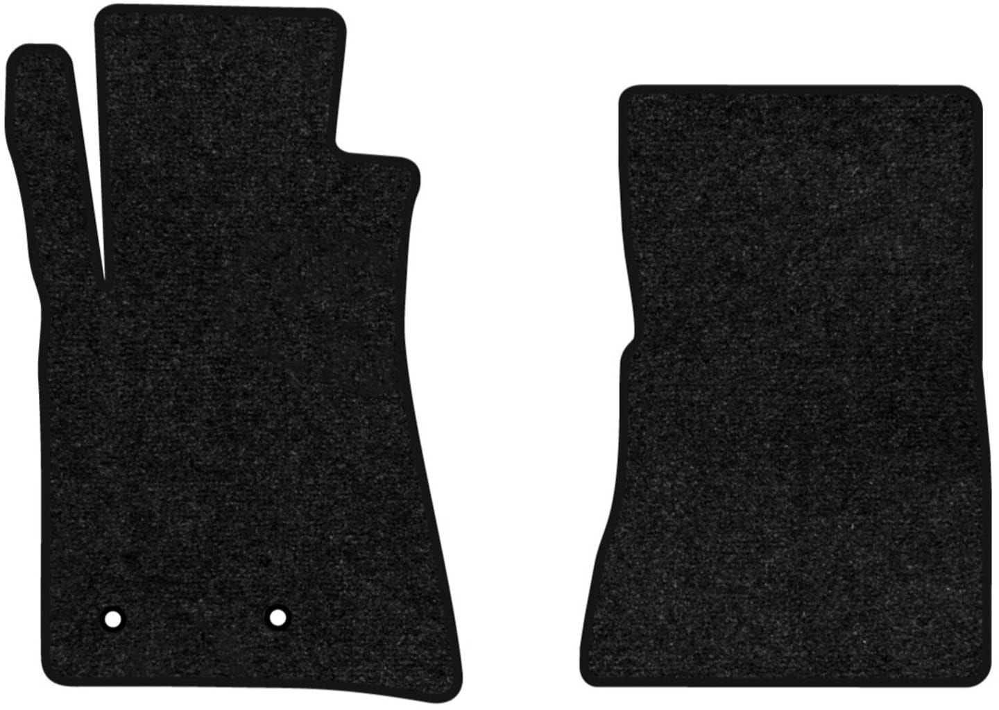 Килимки ворсові в салон авто EVAtech Standard для Ford Mustang (S550) 2015-2023 6 покоління Coupe USA чорний кант FD1956A2OU2VEB