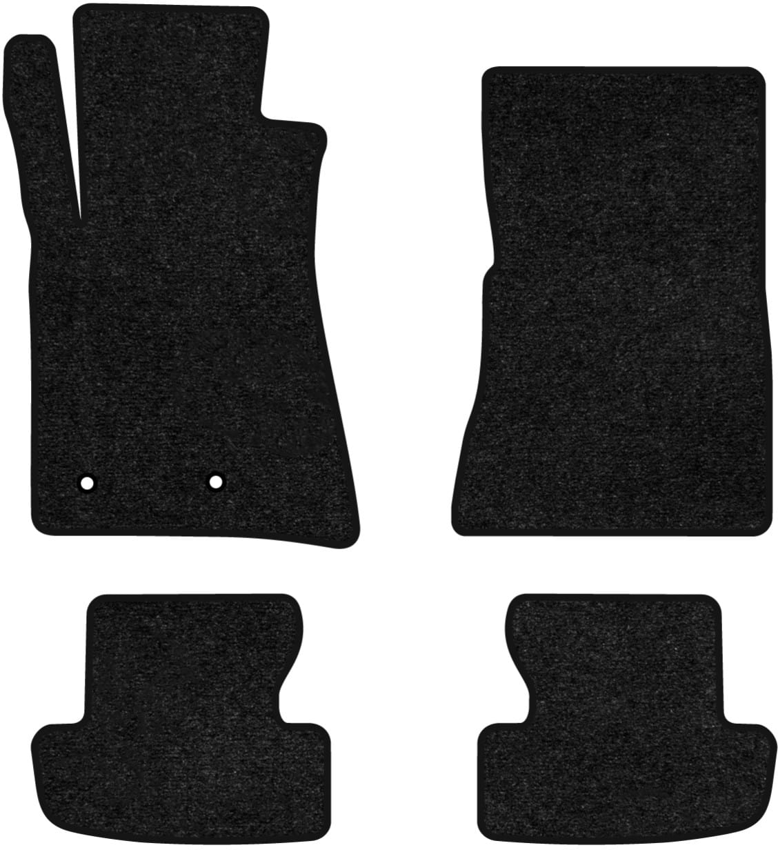 Коврики ворсовые в салон авто EVAtech Standard для Ford Mustang (S550) 2015-2023 6 поколение Coupe USA черный кант FD1956P4OU2VEB