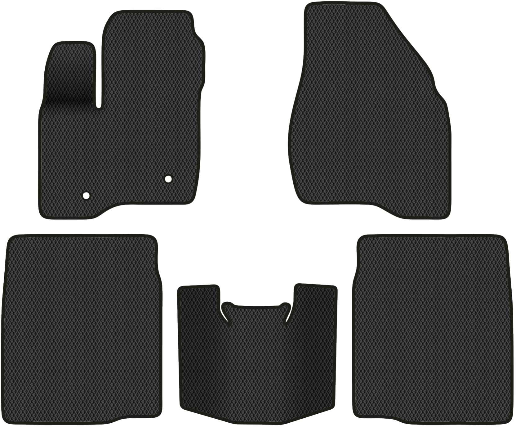 EVA коврики в салон авто EVAtech для Explorer (U502) Ford 2010-2019 5 поколение SUV EU FD21954CV5FC2RBB