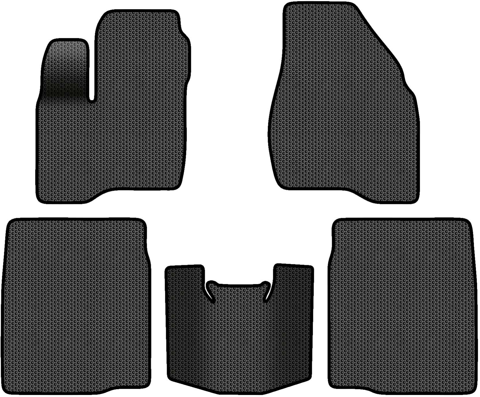 EVA коврики в салон авто EVAtech для Explorer (U502) Ford 2010-2019 5 поколение SUV EU FD21954CV5SBB