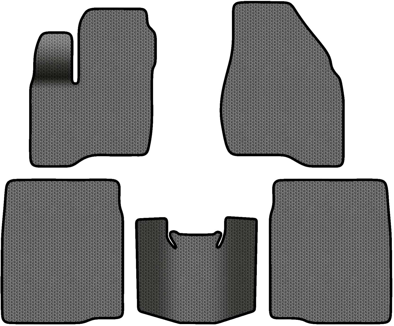 EVA коврики в салон авто EVAtech для Explorer (U502) Ford 2010-2019 5 поколение SUV EU FD21954CV5SGB