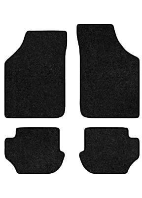 Килимки ворсові в салон авто EVAtech Standard для Ford Ka (RBT) 1996-2008 1 покоління Htb EU чорний кант FD22602PG4VEB