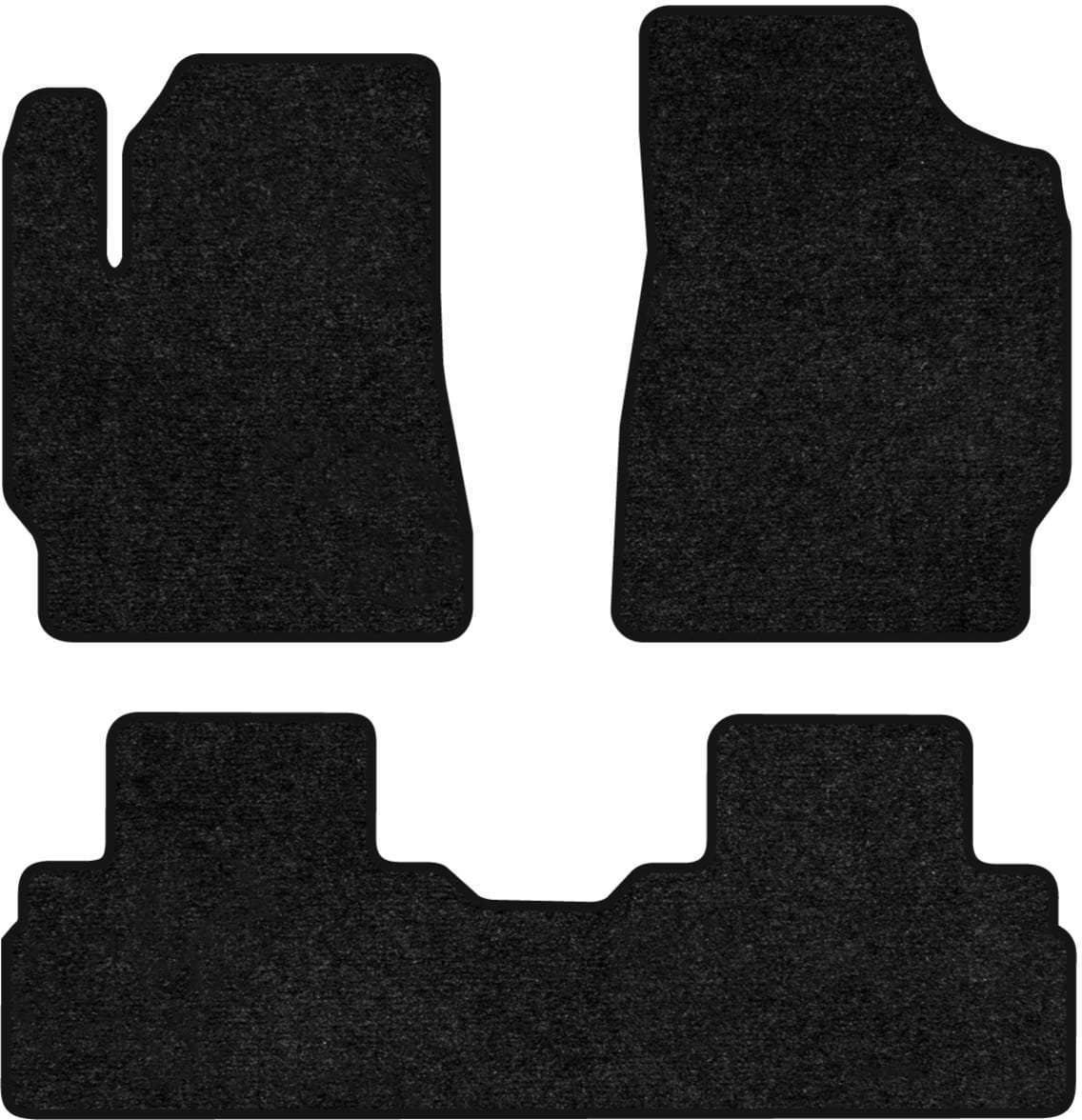 Коврики ворсовые в салон авто EVAtech Standard для Ford Escape 2000-2007 1 поколение SUV USA черный кант FD22760ZV3VEB