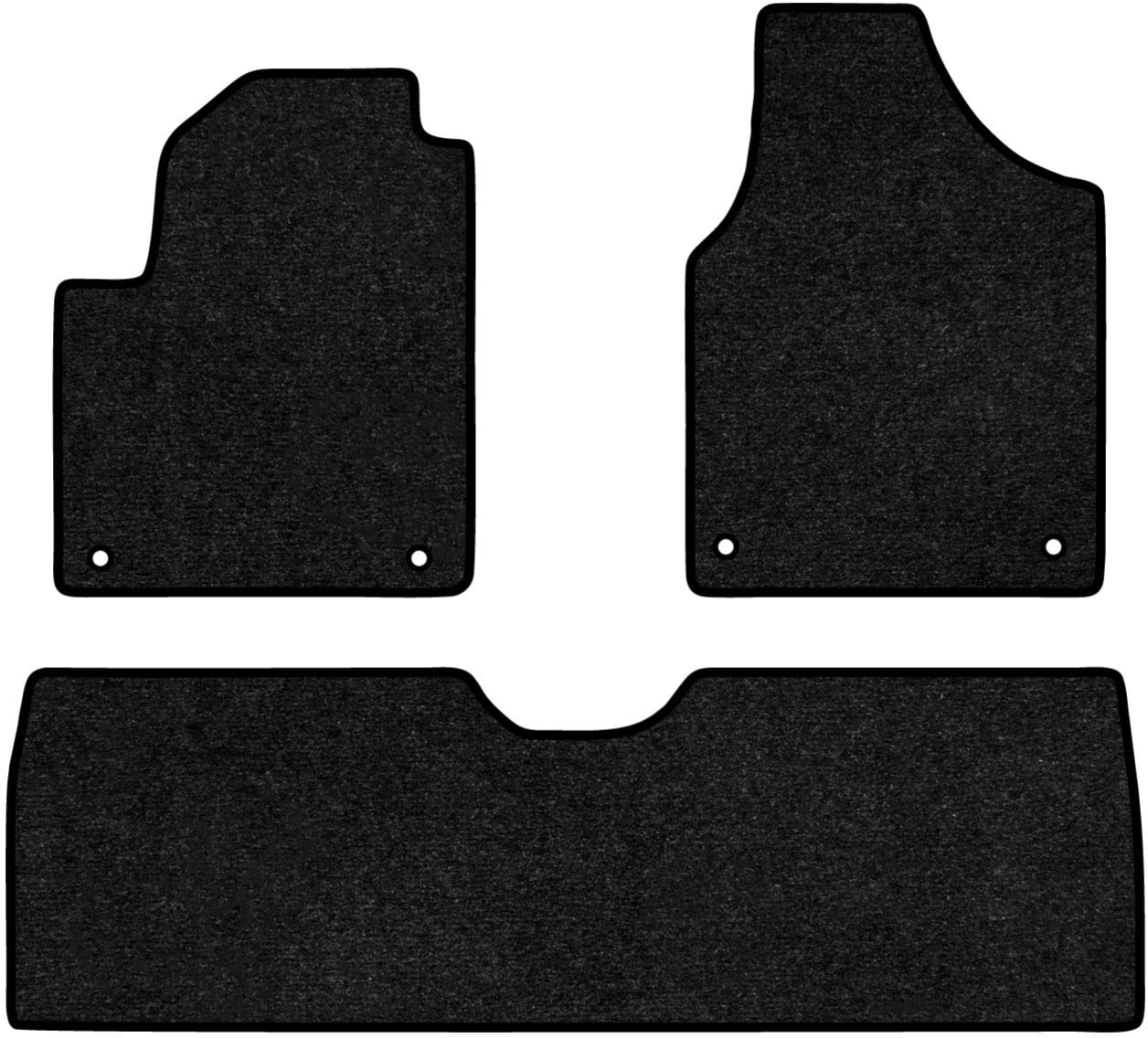 Коврики ворсовые в салон авто EVAtech Standard для Ford Galaxy (WGR) (4 clips) 1995-2006 1 поколение Minivan EU черный кант FD23091ZG3FC4VEB