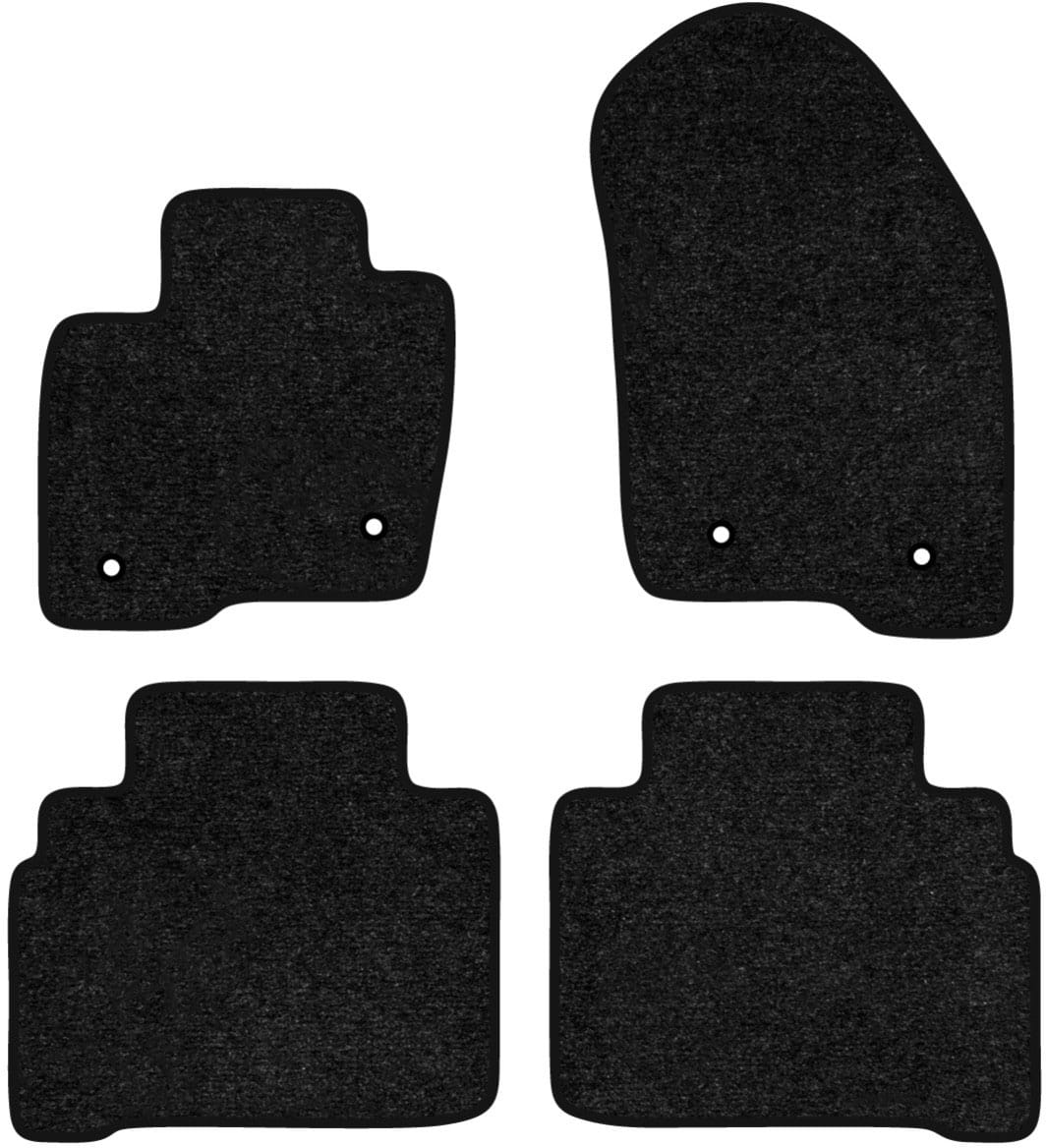 Коврики ворсовые в салон авто EVAtech Standard для Ford S-Max (CD539) 5 seats 2014 2 поколение Minivan EU черный кант FD23874PG4FC4VEB