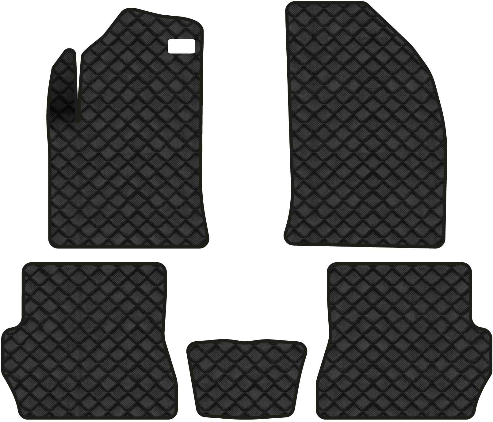 Килимки з екошкіри в салон авто EVAtech ECO для Fusion Ford 2002-2012 1 покоління Htb EU FD31126CV5BBB