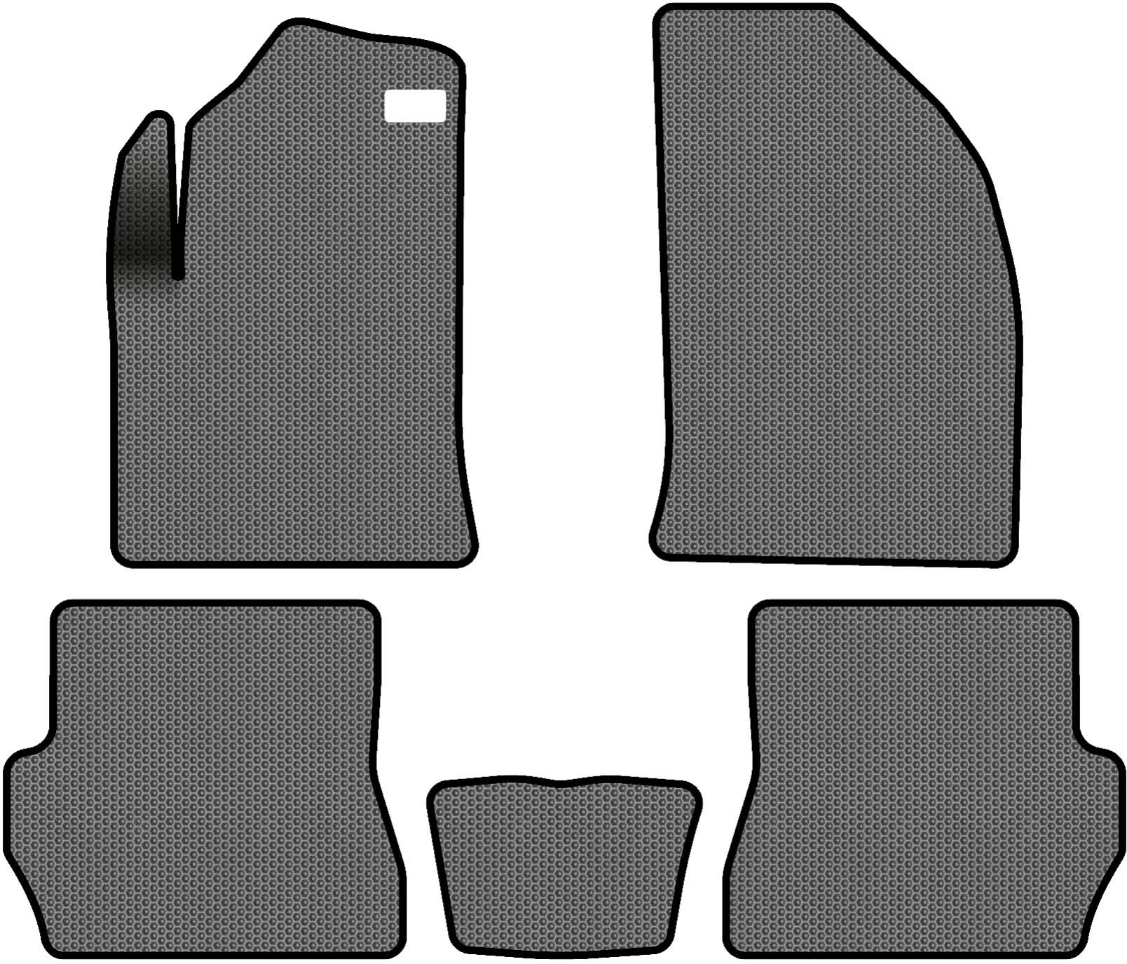 EVA коврики в салон авто EVAtech для Fusion Ford 2002-2012 1 поколение Htb EU FD32012CV5SGB