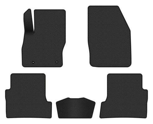 Фото - EVA коврики в салон авто EVAtech для Focus (C307) 5-doors AT Ford 2005-2010 2 поколение Htb EU FD32206CV5TL2RGB