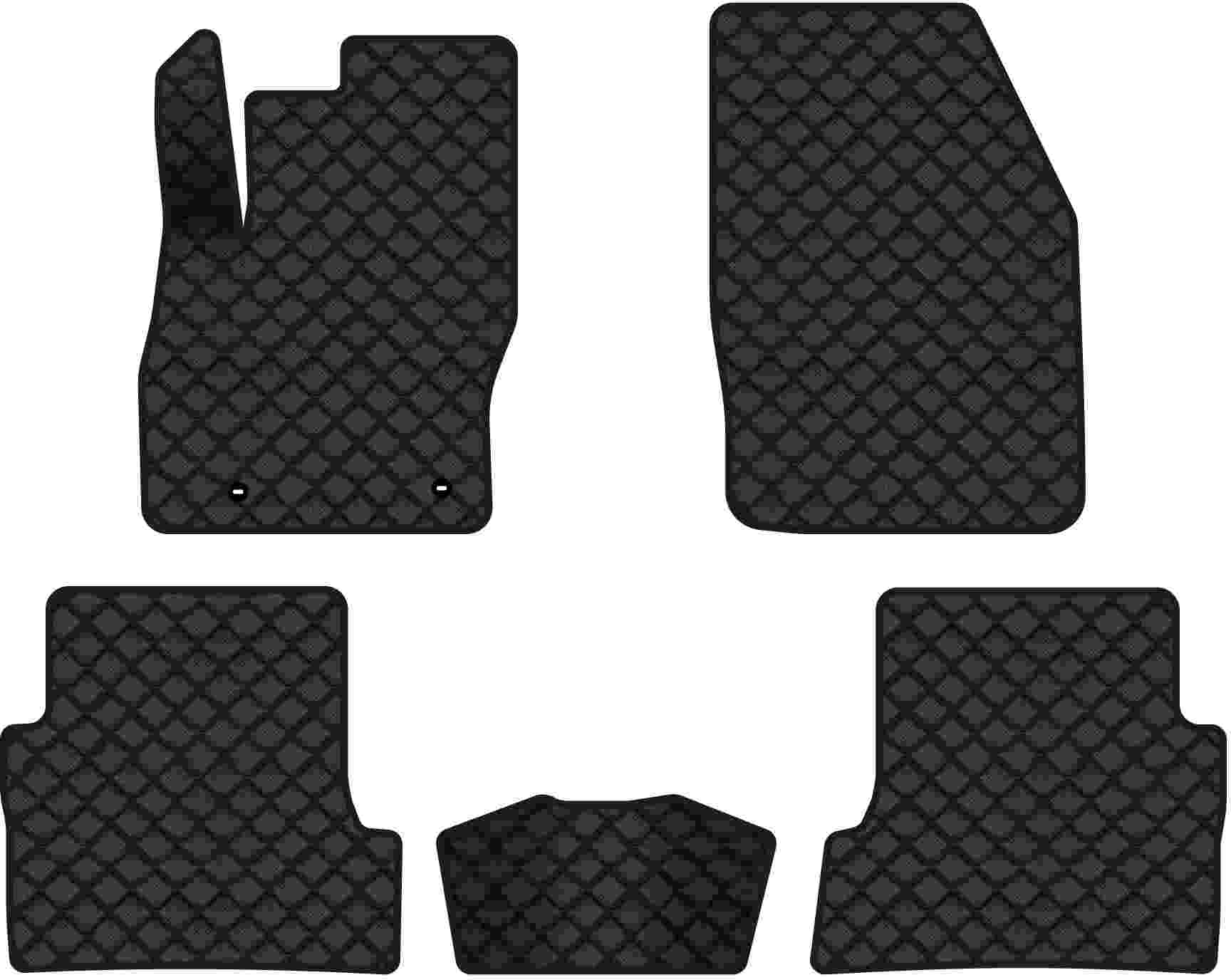 Коврики из экокожи в салон авто EVAtech ECO для Focus (C307) MT Ford 2005-2010 2 поколение Combi EU FD32211CV5TL2BBB