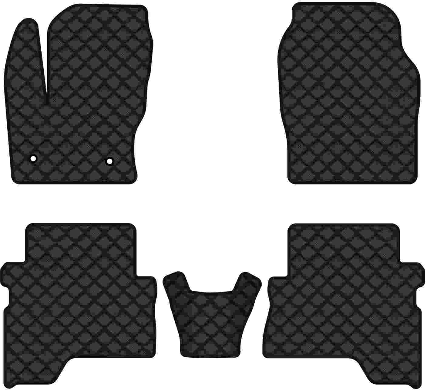 Килимки з екошкіри в салон авто EVAtech ECO для Kuga Ford 2013-2016 2 покоління SUV EU FD33027CV5FC2BBB