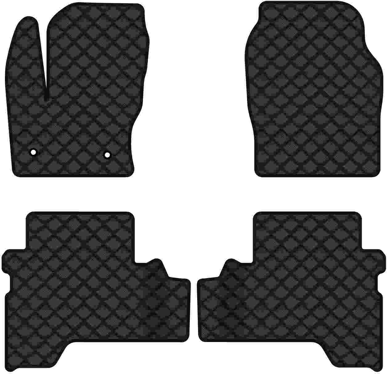 Коврики из экокожи в салон авто EVAtech ECO для Kuga Ford 2013-2016 2 поколение SUV EU FD33027PVC4FC2BBB