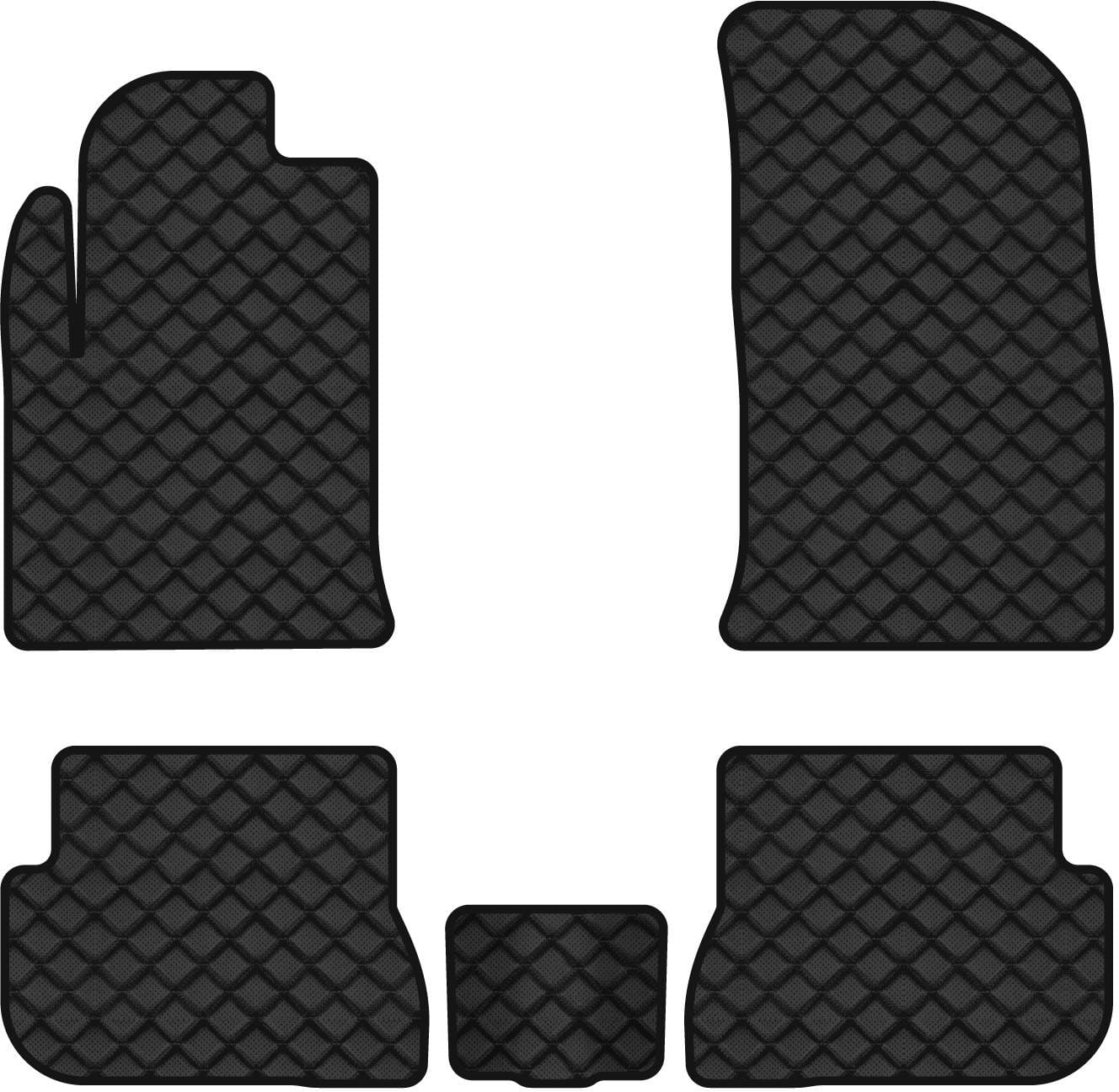 Коврики из экокожи в салон авто EVAtech ECO для Fiesta (Mark 6) 5-doors Ford 2002-2009 5 поколение Htb EU FD3335C5BBB