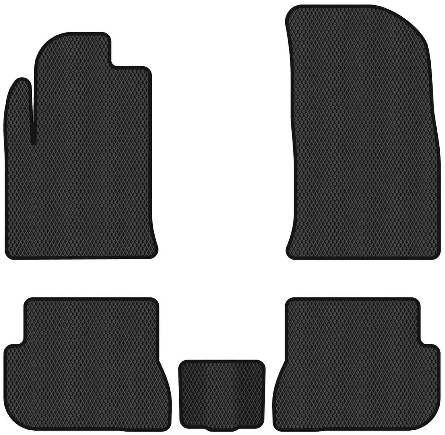 EVA коврики в салон авто EVAtech для Fiesta (Mark 6) 5-doors Ford 2002-2009 5 поколение Htb EU FD3335C5RBB